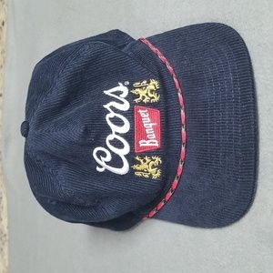 Mad Engine Coors Banquet Men Cap..Color Navy Blue..like New!!